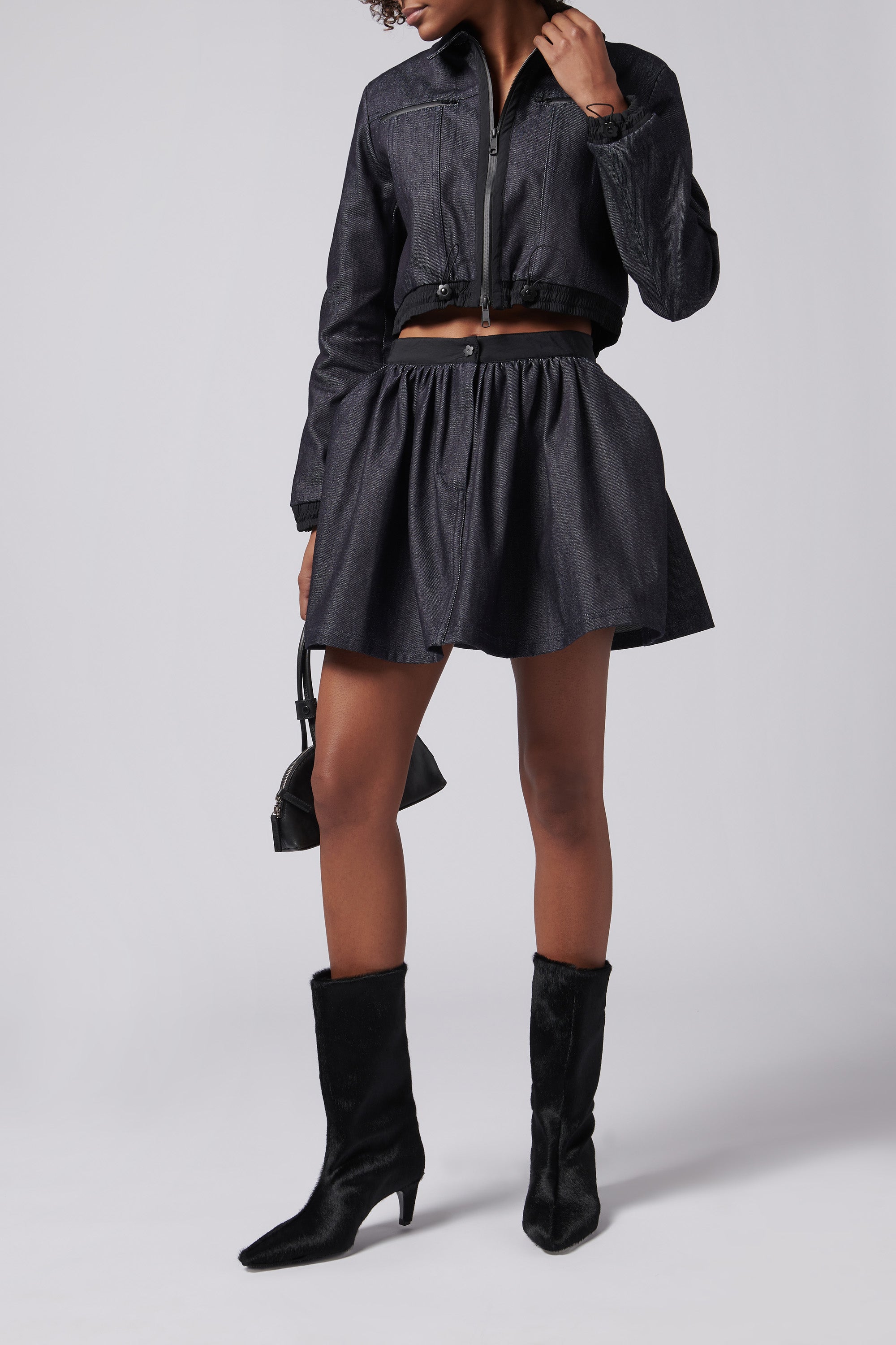 black mid calf dress boots Black Sweater Dress – Modern Mom Deals main image 0