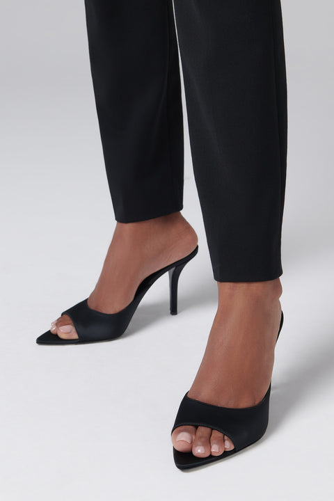 Black Perni 85 High-Heel Sandals