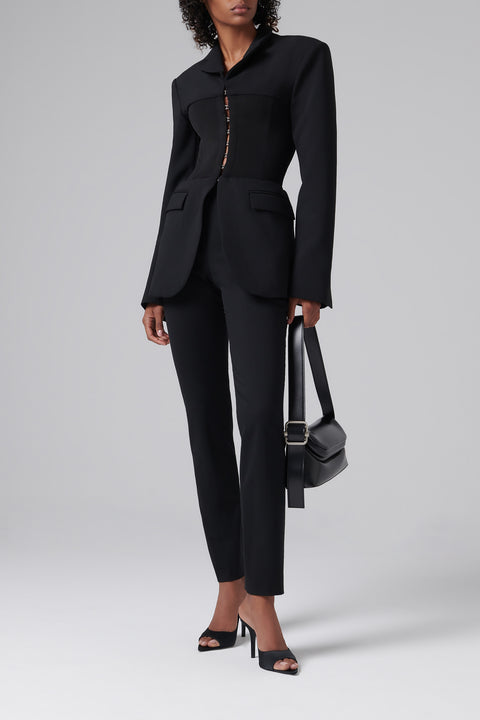 Black Perni 85 High-Heel Sandals