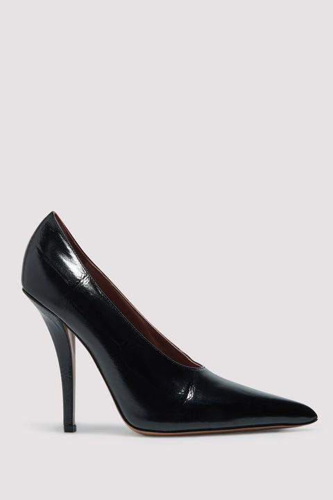 Black Croc Jessic 105 High-Heel Pumps