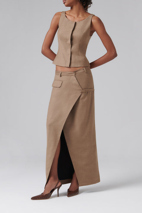 Brown Octavie 85 High-Heel Pumps