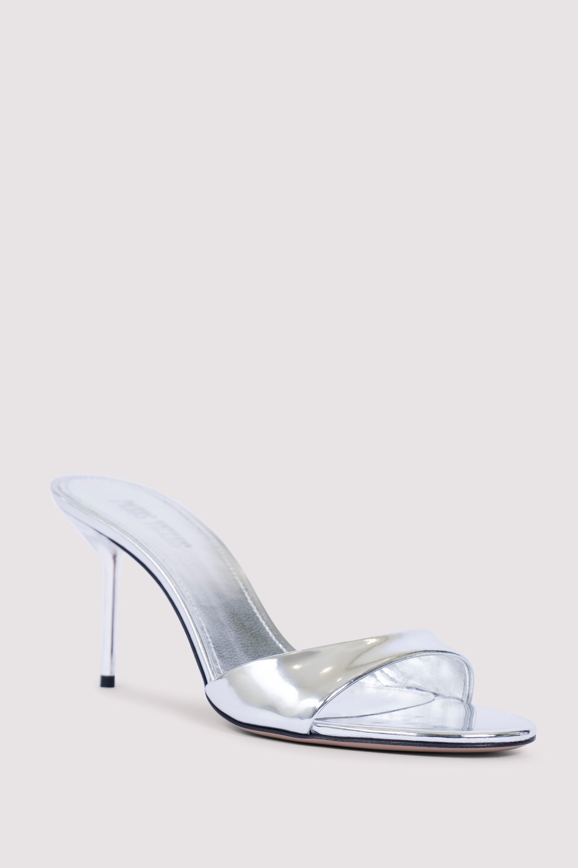 Paris Texas Metallic Lidia 70 High-Heel Sandals - Fabric of