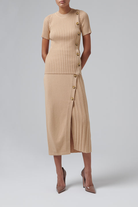 Beige 100 High-Heel Pumps