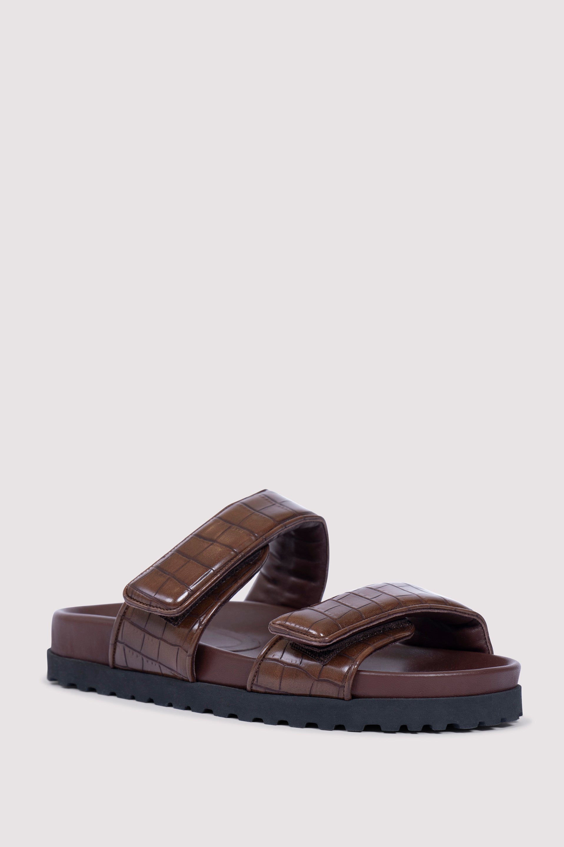 GIA BORGHINI PERNI034121 関税送料込 Gia Borghini Brown Perni Sandals - Fabric of Society