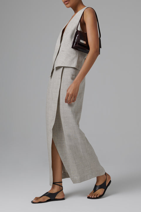 Black Amalfi Flat Sandal