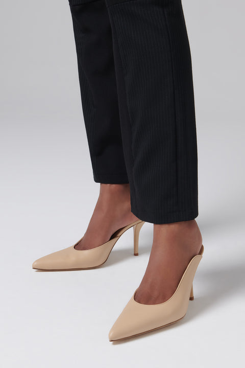 Beige Abella 85 High-Heel Pumps