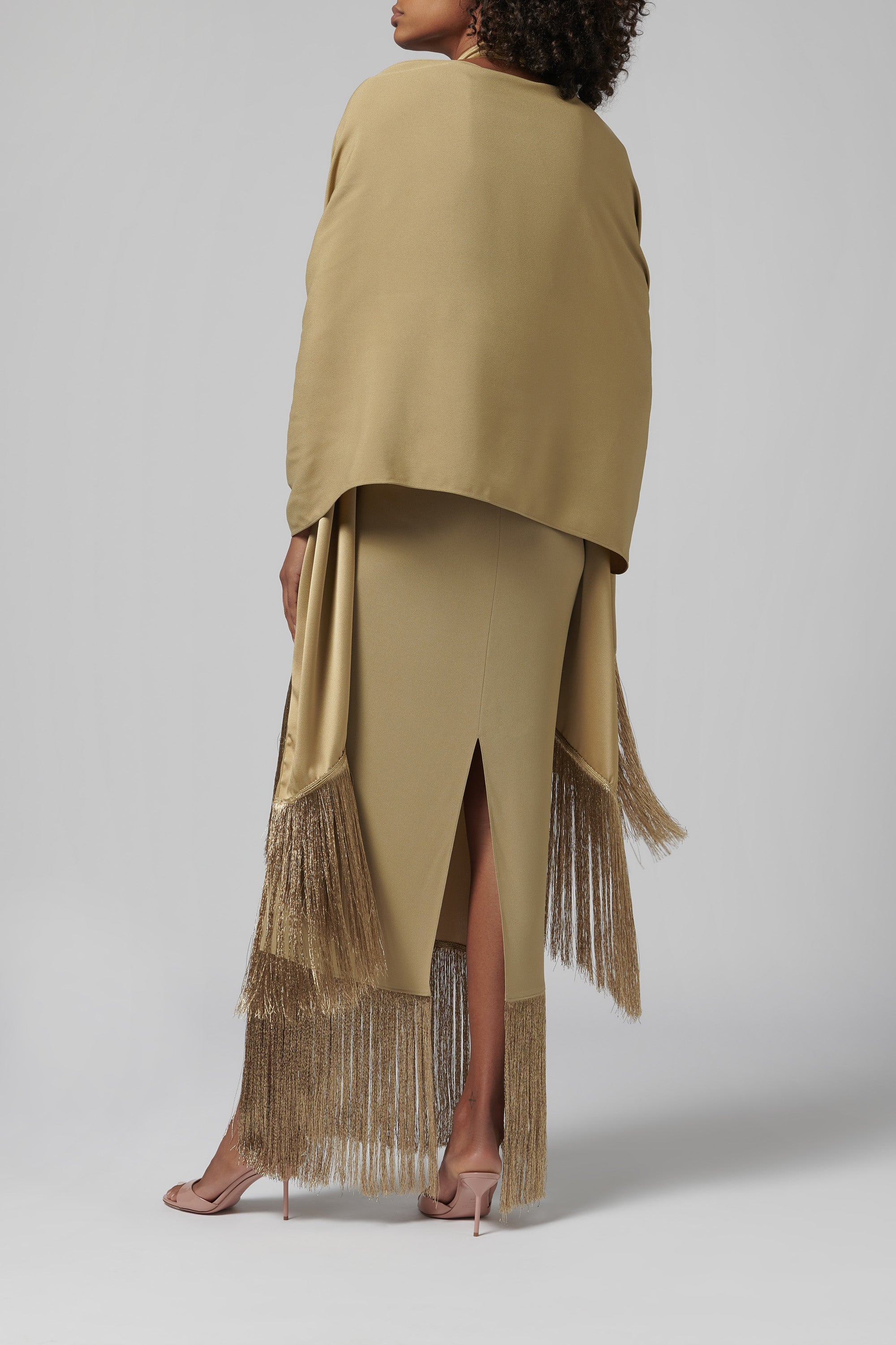 Taller Marmo Green Zizi Crepe Stole