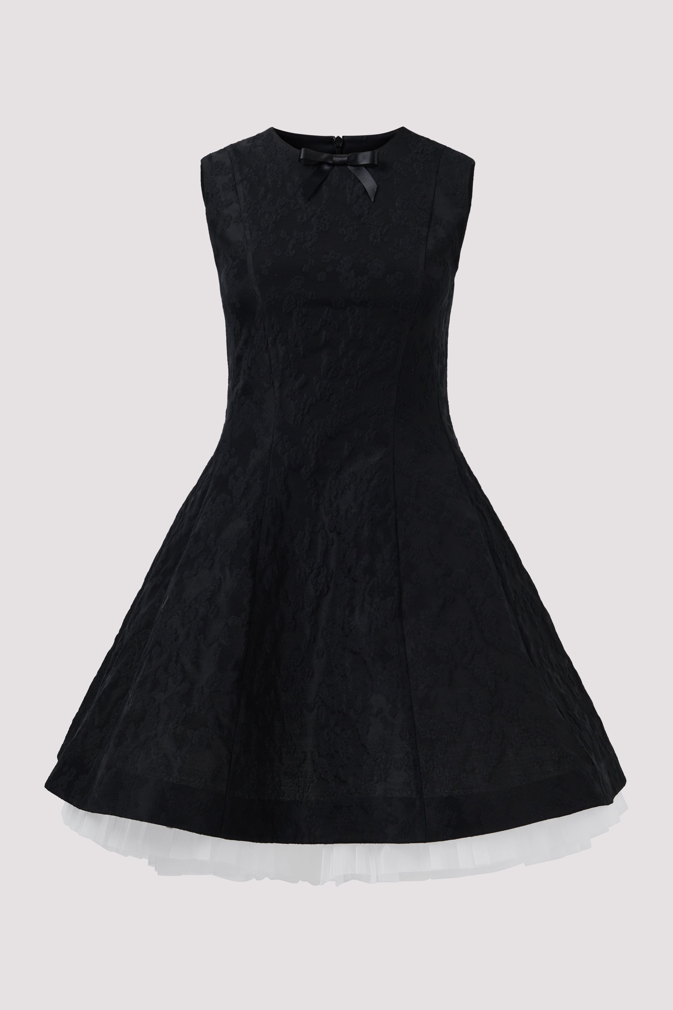 Shushu/Tong Black Puffy Sleeveless Mini Dress Shushu/Tong Black Puffy Sleeveless Mini Dress