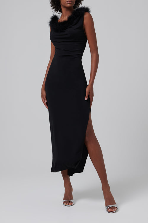 Coperni Boa Jersey Midi Dress Coperni Boa Jersey Midi Dress