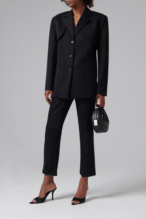 Patched Suit Trousers