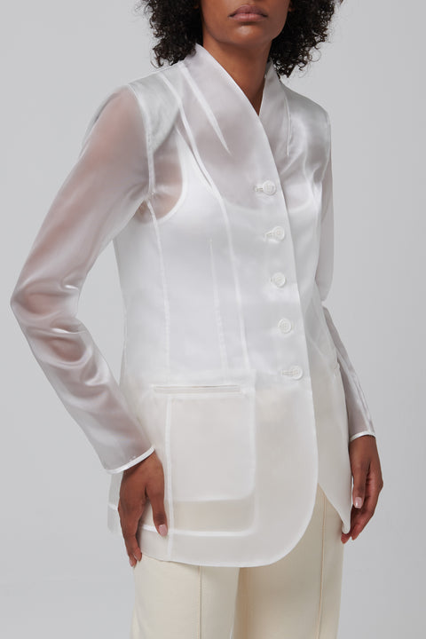 White Organza Jacket