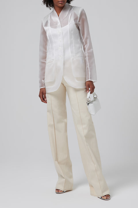 White Organza Jacket