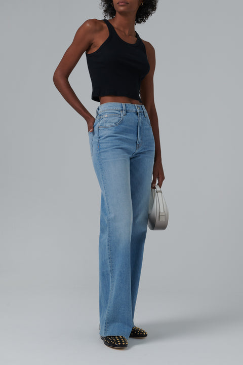 Blue Grace Straight Leg Jeans