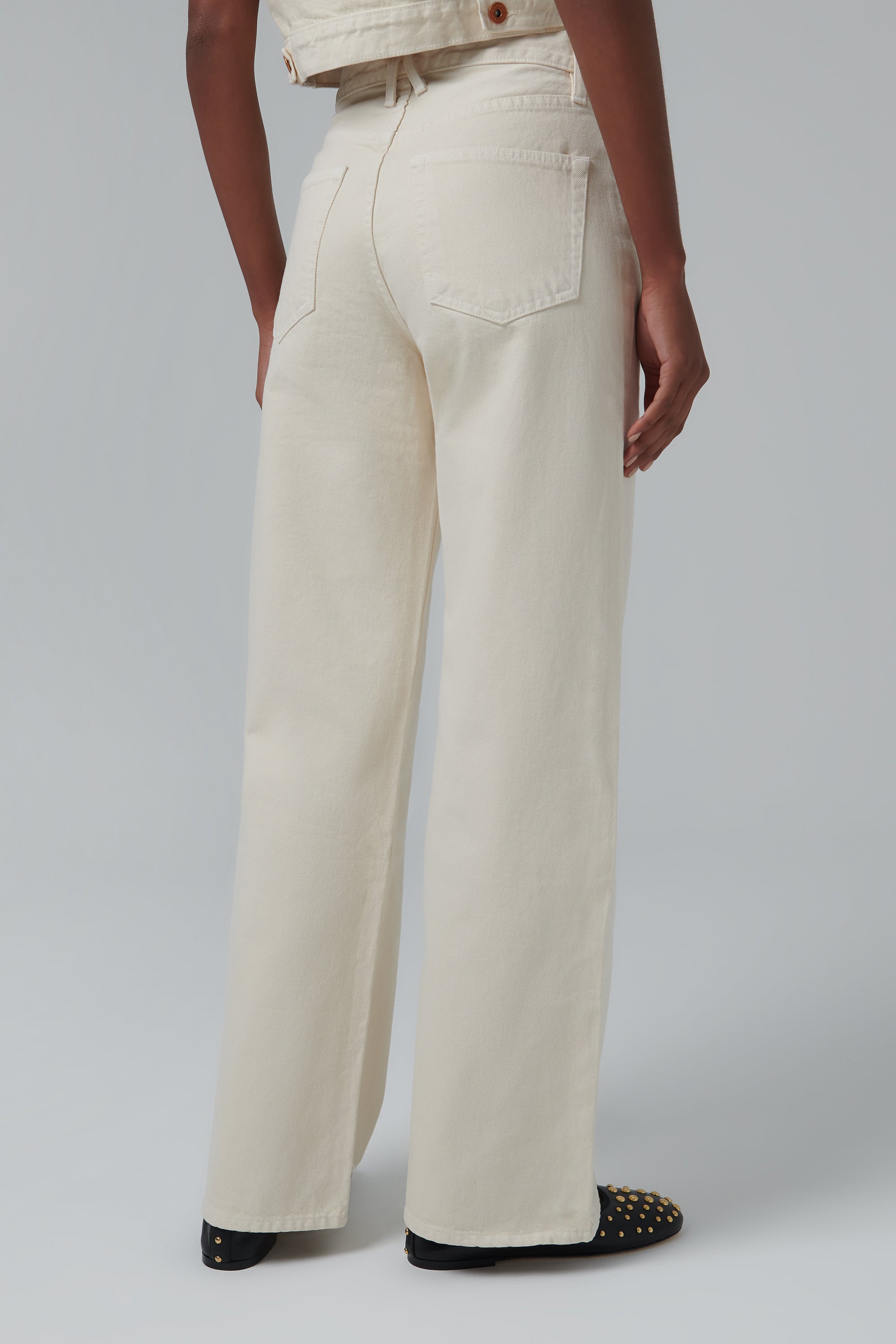 SLVRLAKE White Grace Straight Leg Jeans