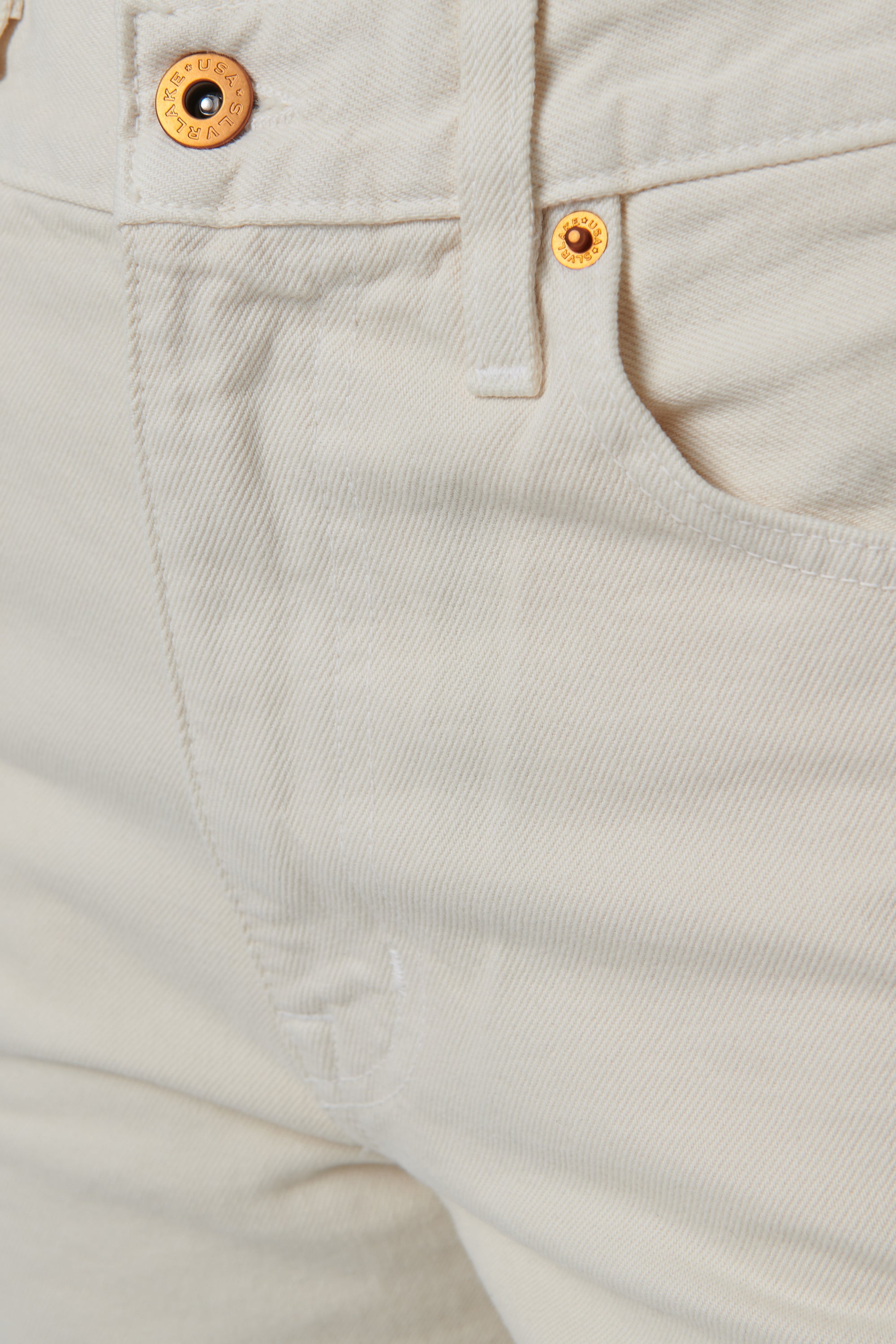 SLVRLAKE White Grace Straight Leg Jeans - Fabric of Society