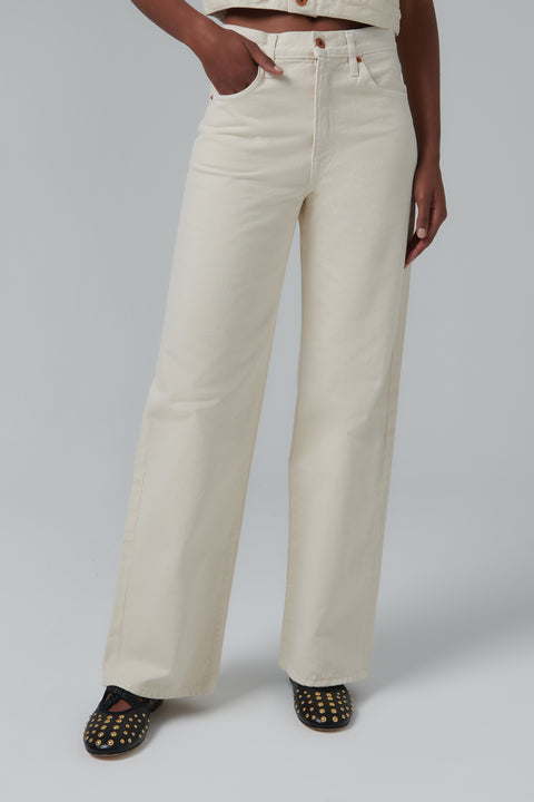 White Grace Straight Leg Jeans