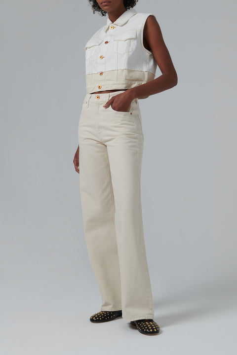 White Grace Straight Leg Jeans