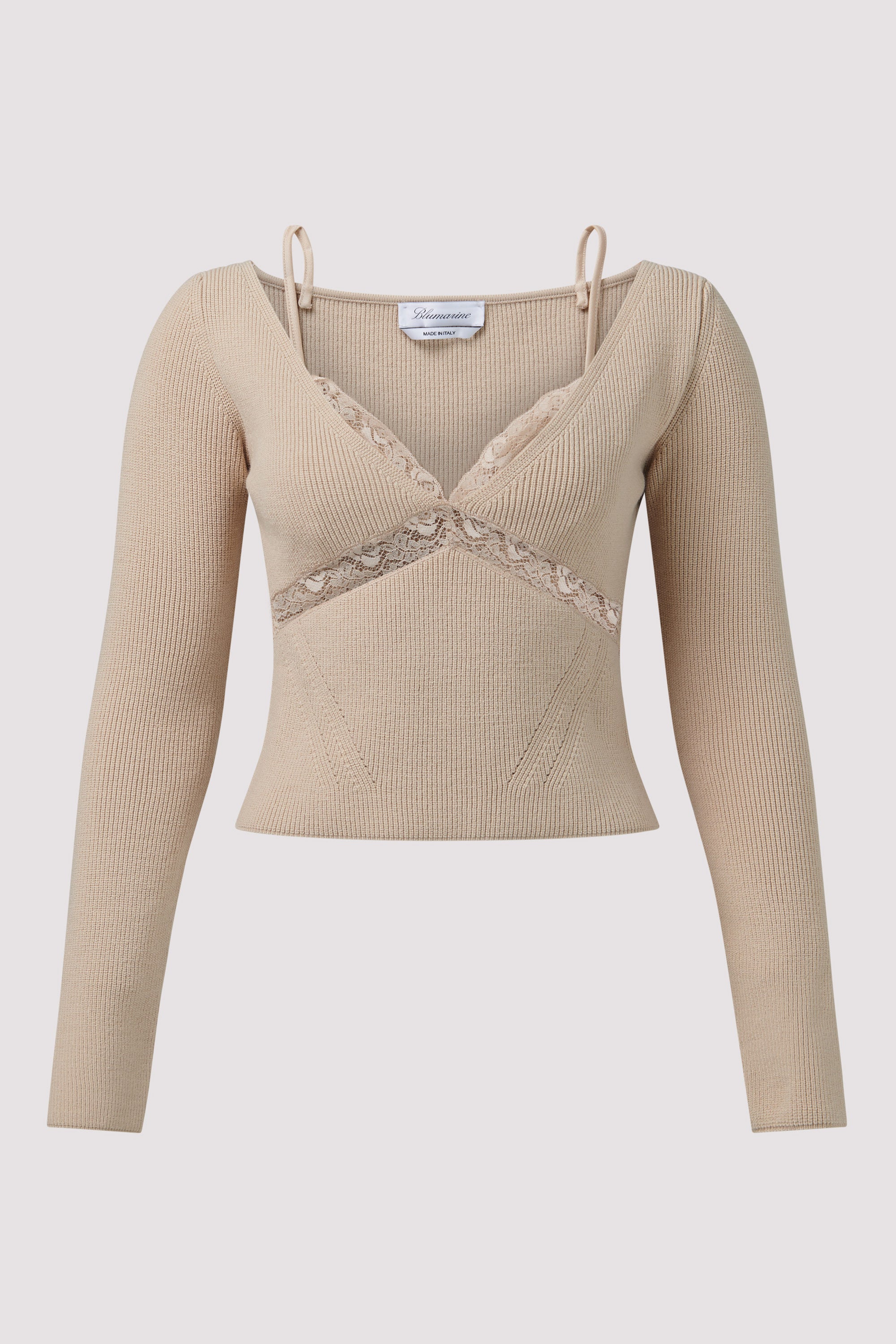 ジェーンマープル Lace trimming cricket sweater MARLED LACE-KNIT SWEATER | JJill