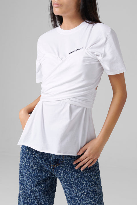 Open Back Twist T-Shirt