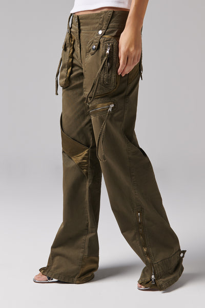 パンツ Blumarine PANTS (4P080A N0958) See-through Georgette Pants | Blumarine