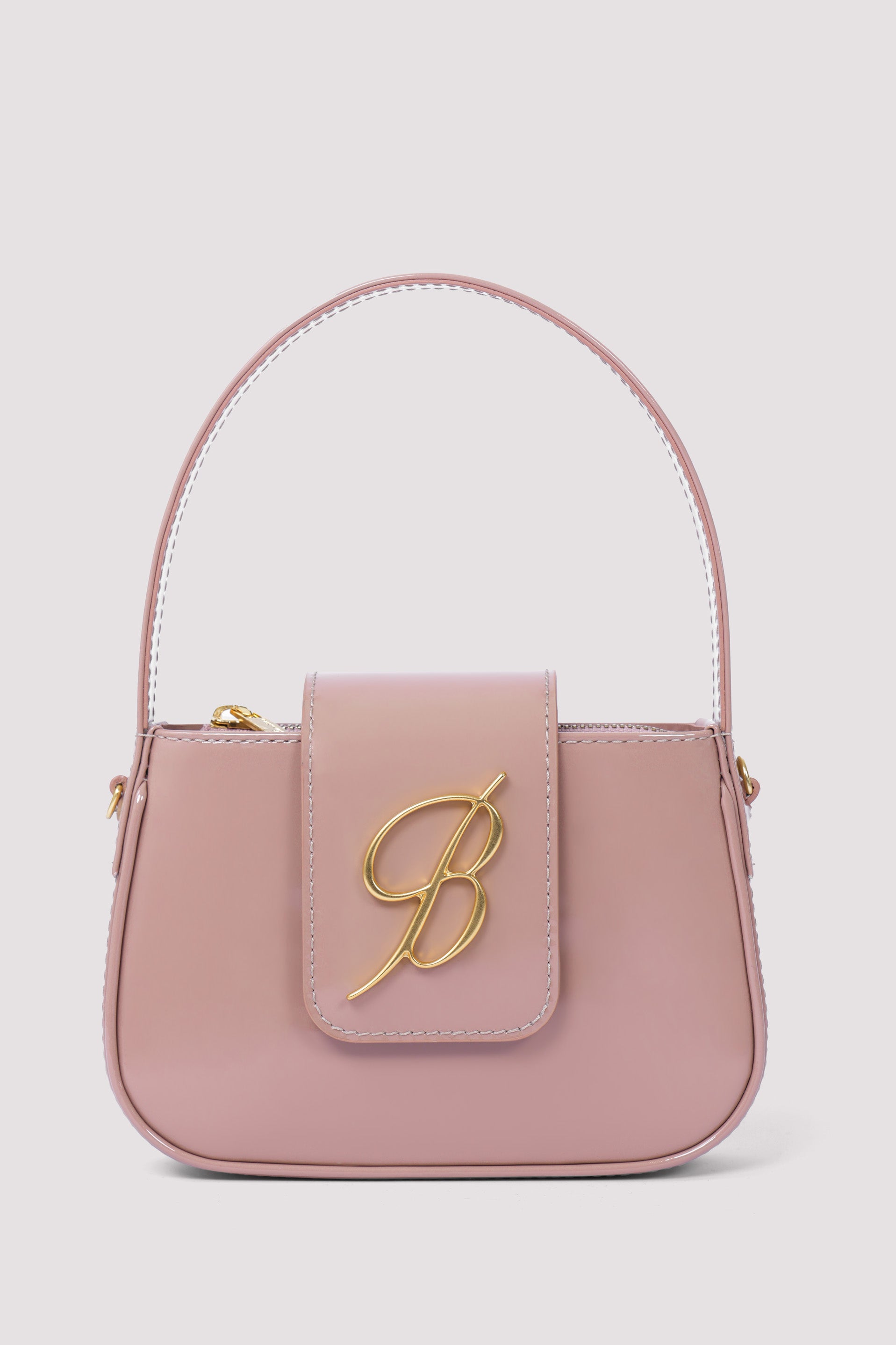 Y2Kテイスト【Blumarine】ブルマリン レザー ミニトートバッグ Blumarine Pink Leather Mini Bag - Fabric of Society