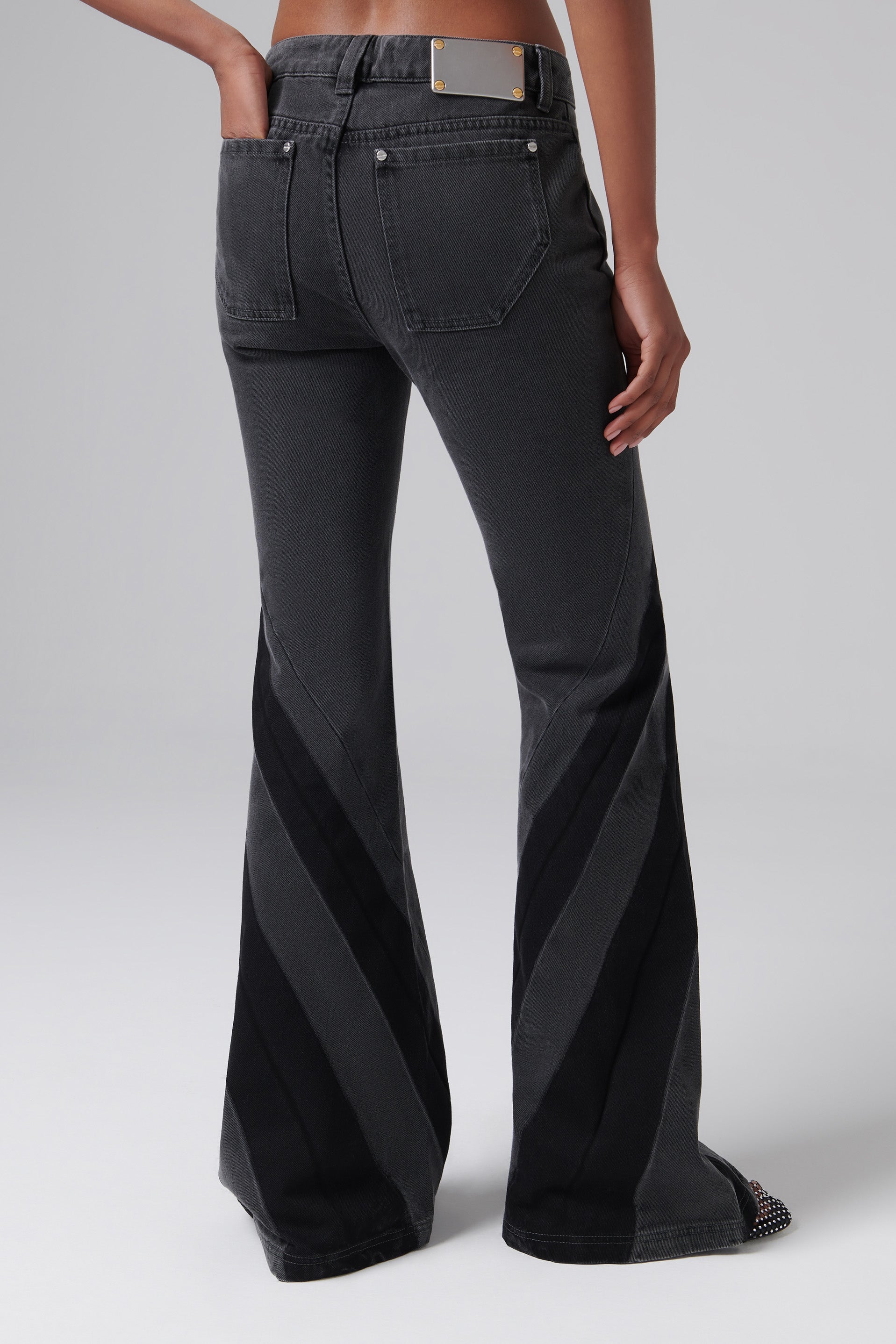 Dion Lee Black Signature Bootcut Jeans Dion Lee