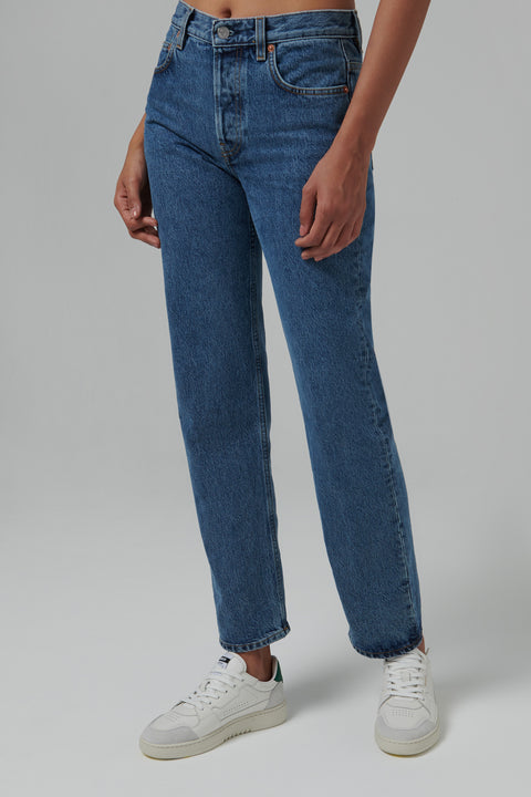 Blue Vintage Fit Denim Jeans