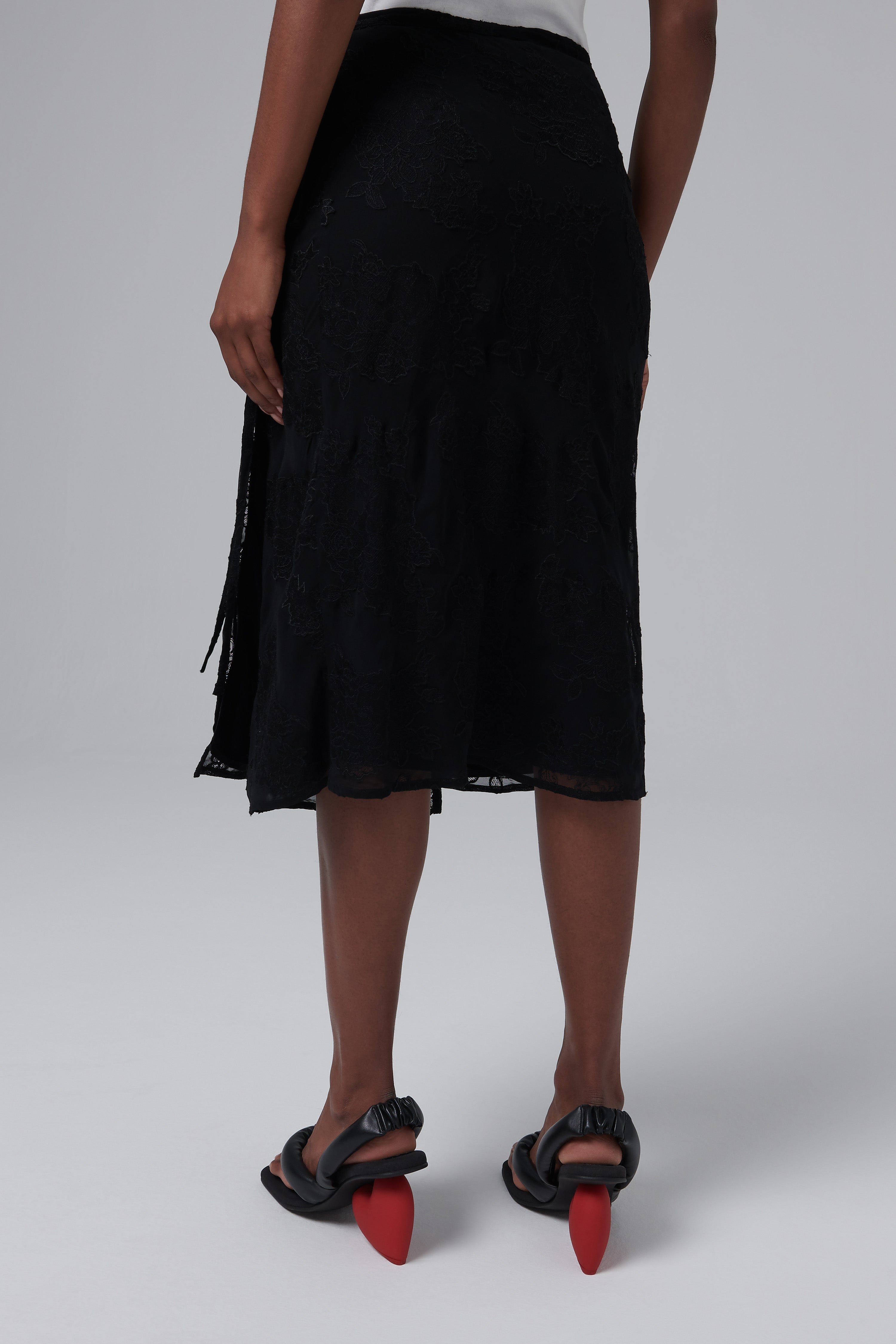 【THE MOZZ】Mute Wrap Skirt Song for the Mute Black Wrap Skirt - Fabric of Society