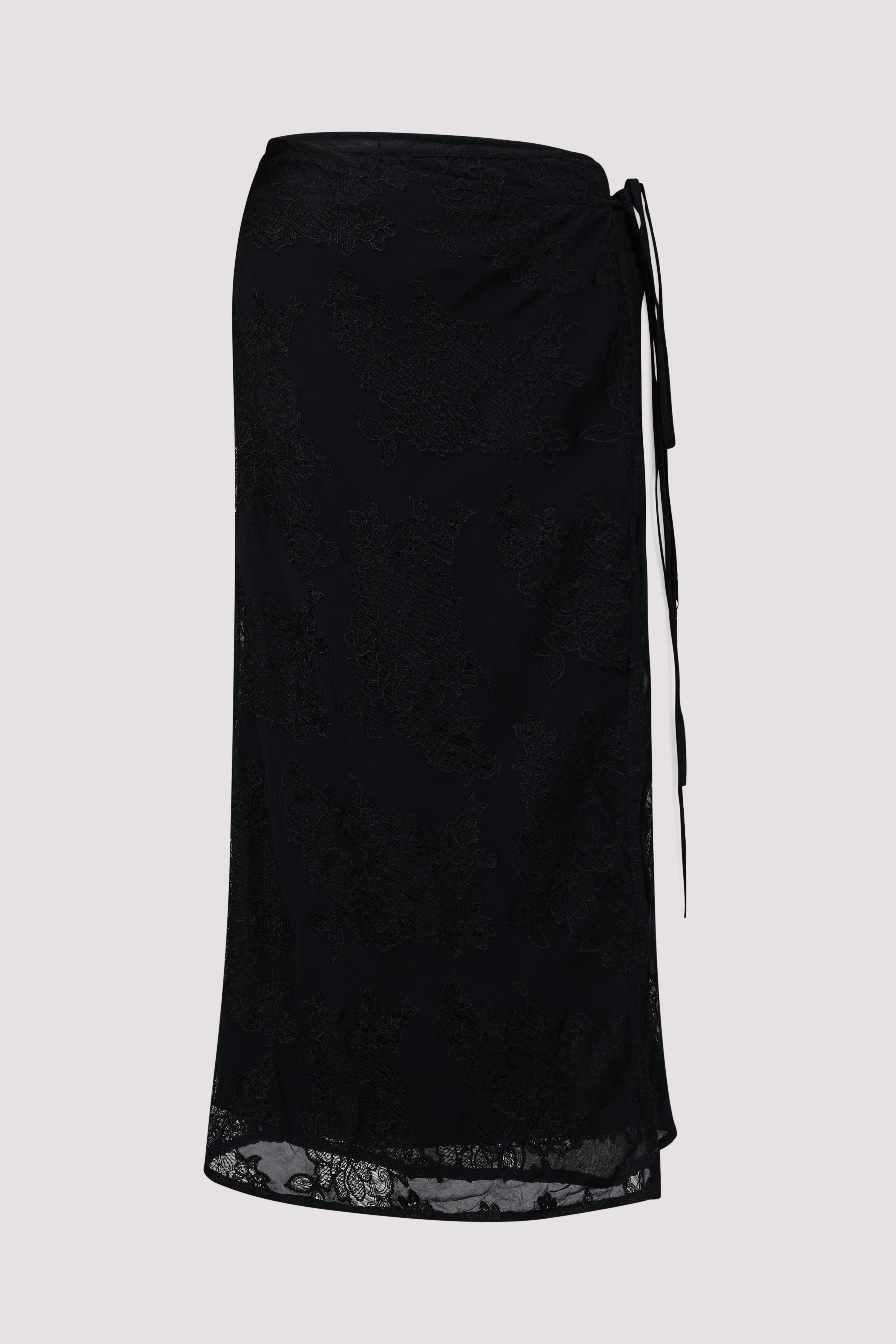 【THE MOZZ】Mute Wrap Skirt Song for the Mute Black Wrap Skirt - Fabric of Society
