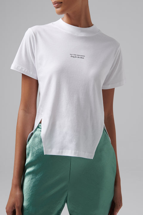 White High Neck T-Shirt