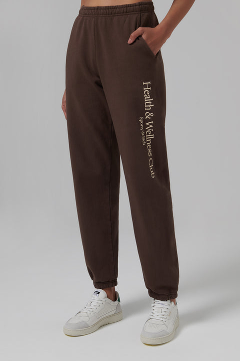 Brown H&W Crest Sweatpant