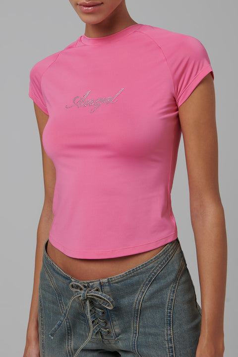 Pink Angel Baby T-Shirt