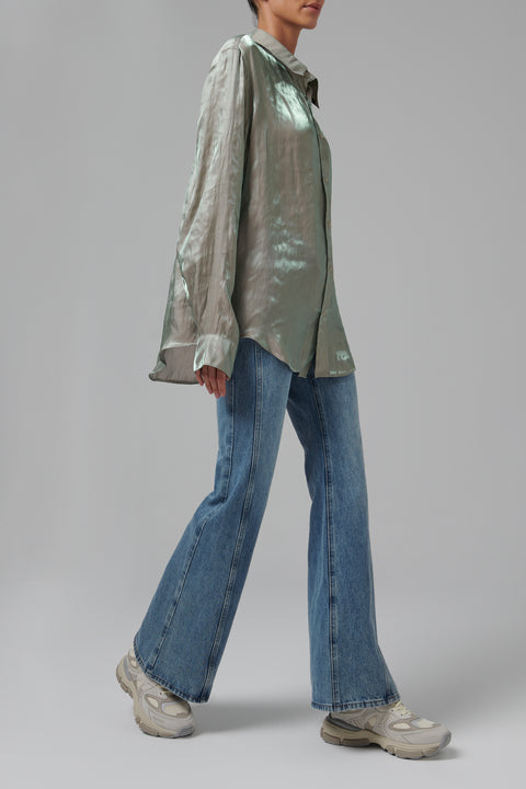 Beige and Grey Ghost Trainers