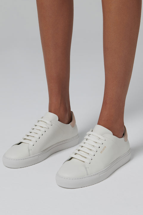 White and Pink Clean 90 Sneaker