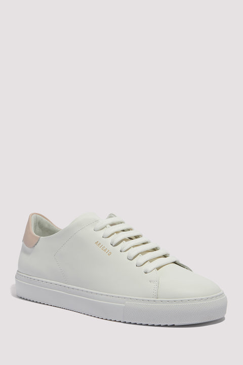 White and Pink Clean 90 Sneaker