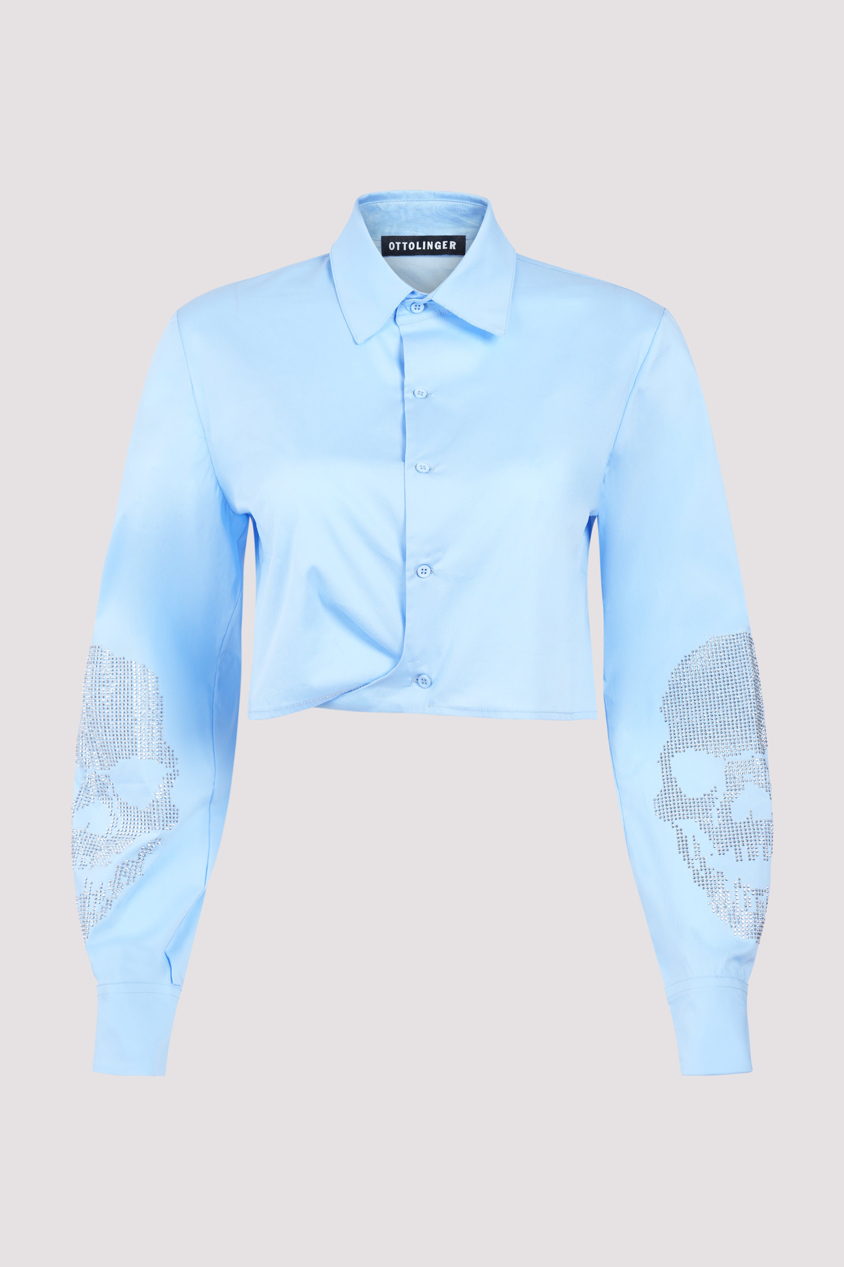 Ottolinger Blue Fitted Wrap Shirt