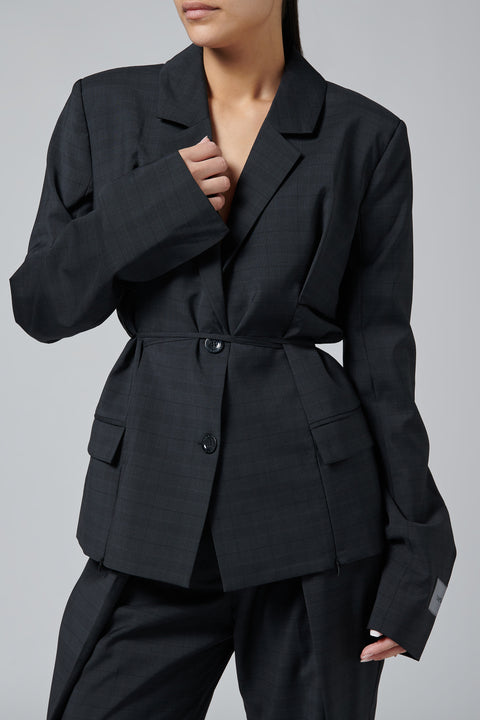 Black Origami Tailored Jacket
