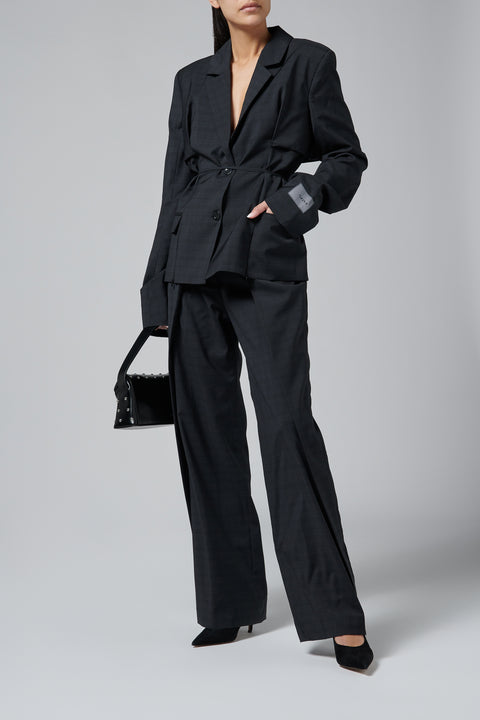 Black Origami Tailored Jacket