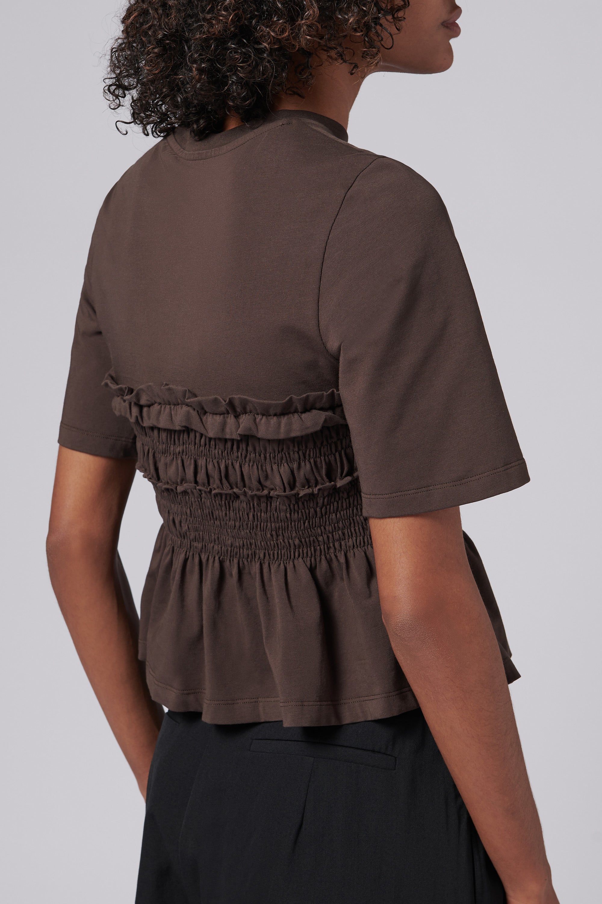 最終値下げ！CECILIE BAHNSEN ACETOP Tシャツ Cecilie Bahnsen Ace T-Shirt in Jersey Black Curated at Jake and Jones