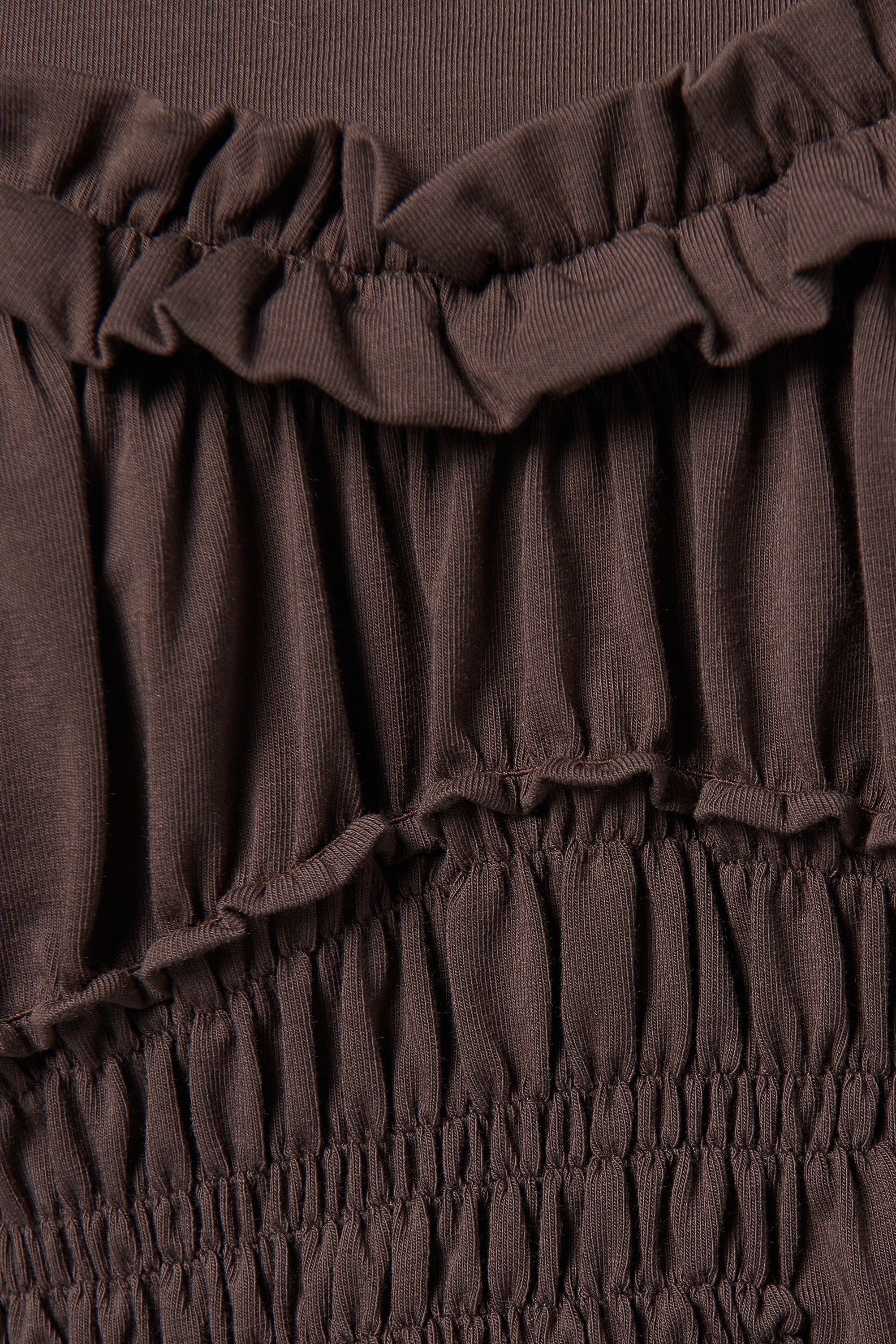Cecilie Bahnsen Brown Vilde Jersey T-Shirt