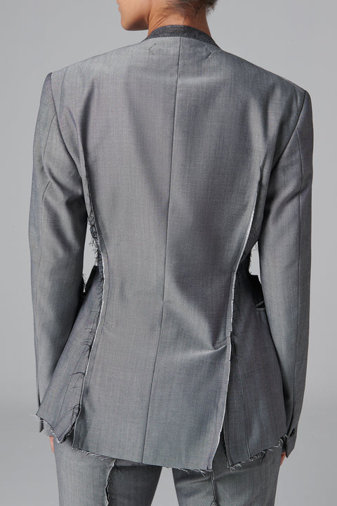 Grey Horse Hair Blazer