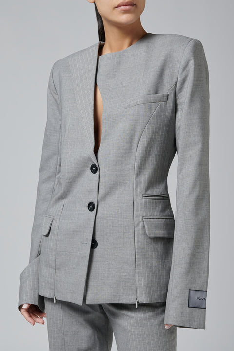 Grey Razor Tailored Jacket