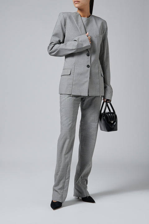 Grey Razor Tailored Jacket