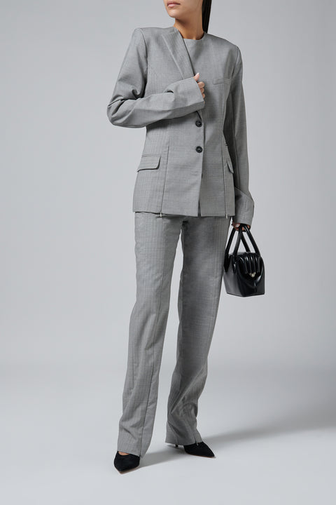 Grey Razor Tailored Jacket