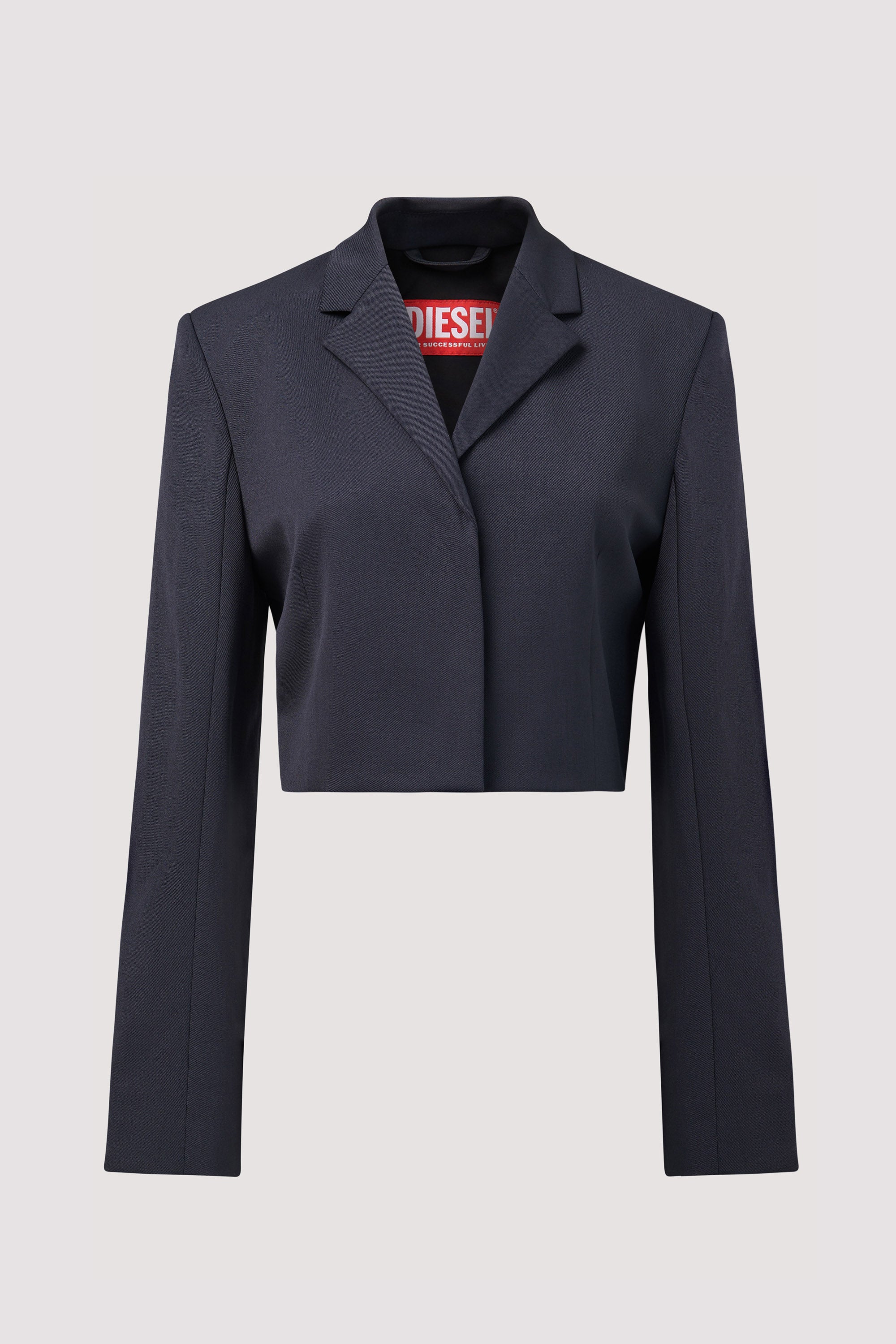 Diesel Grey G-Milla-P1 Cropped Blazer