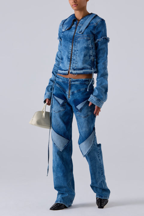 Blue Loose Fit Jeans