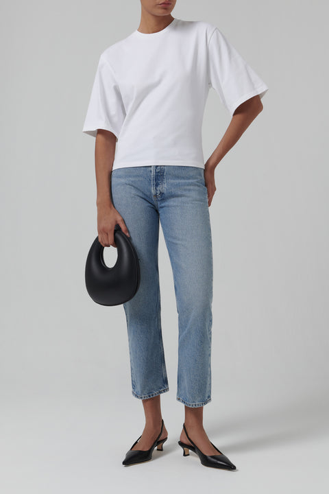 Blue 90's Pinch Waist Jeans