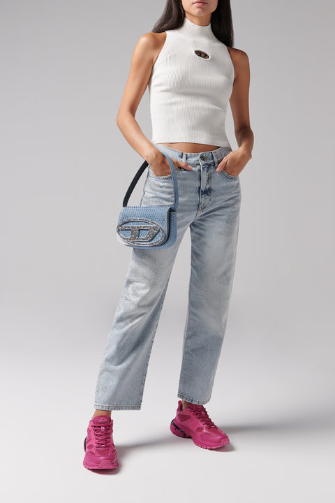 Blue 1DR Denim Shoulder Bag