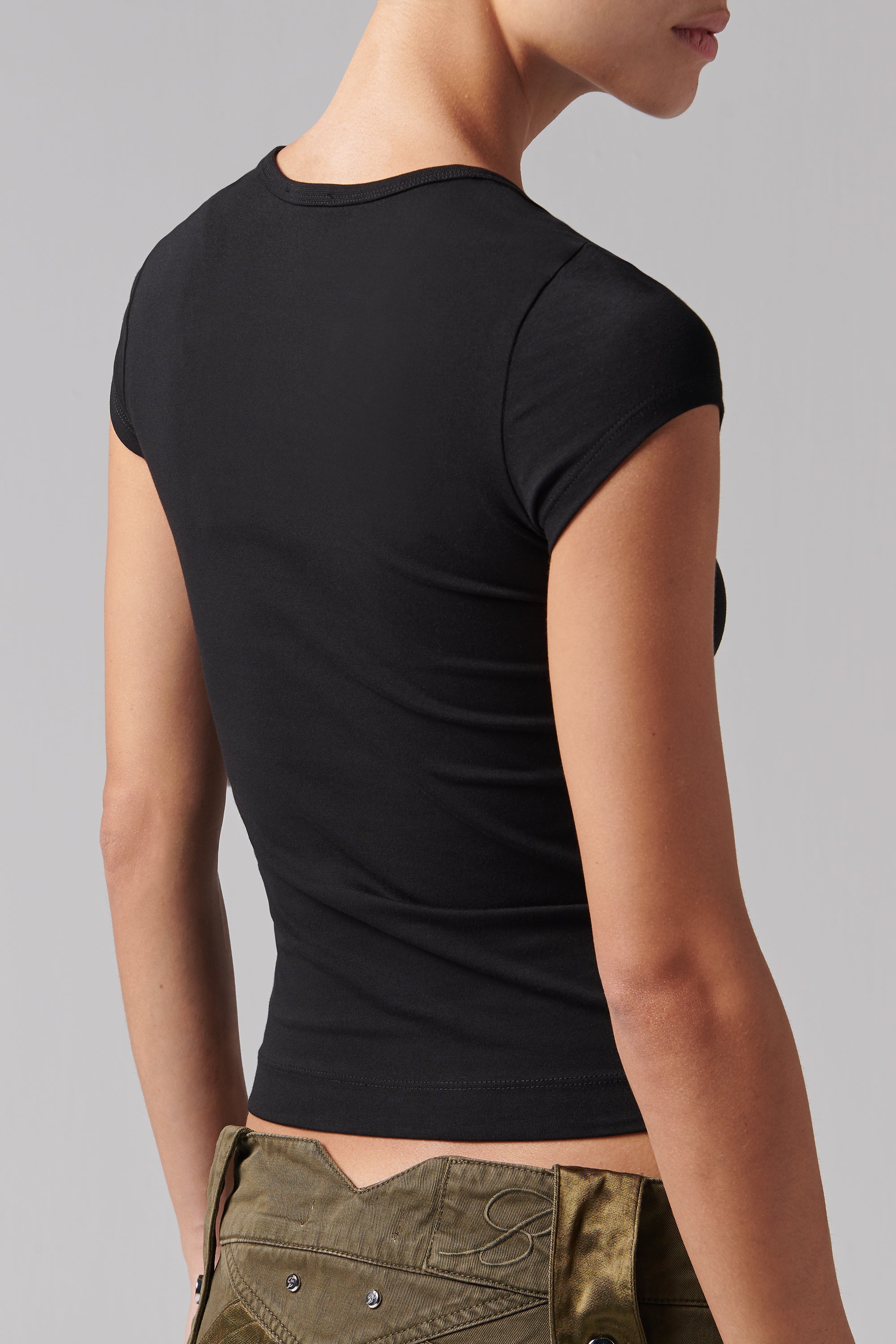 Diesel Black Peekaboo Logo T-Shirt