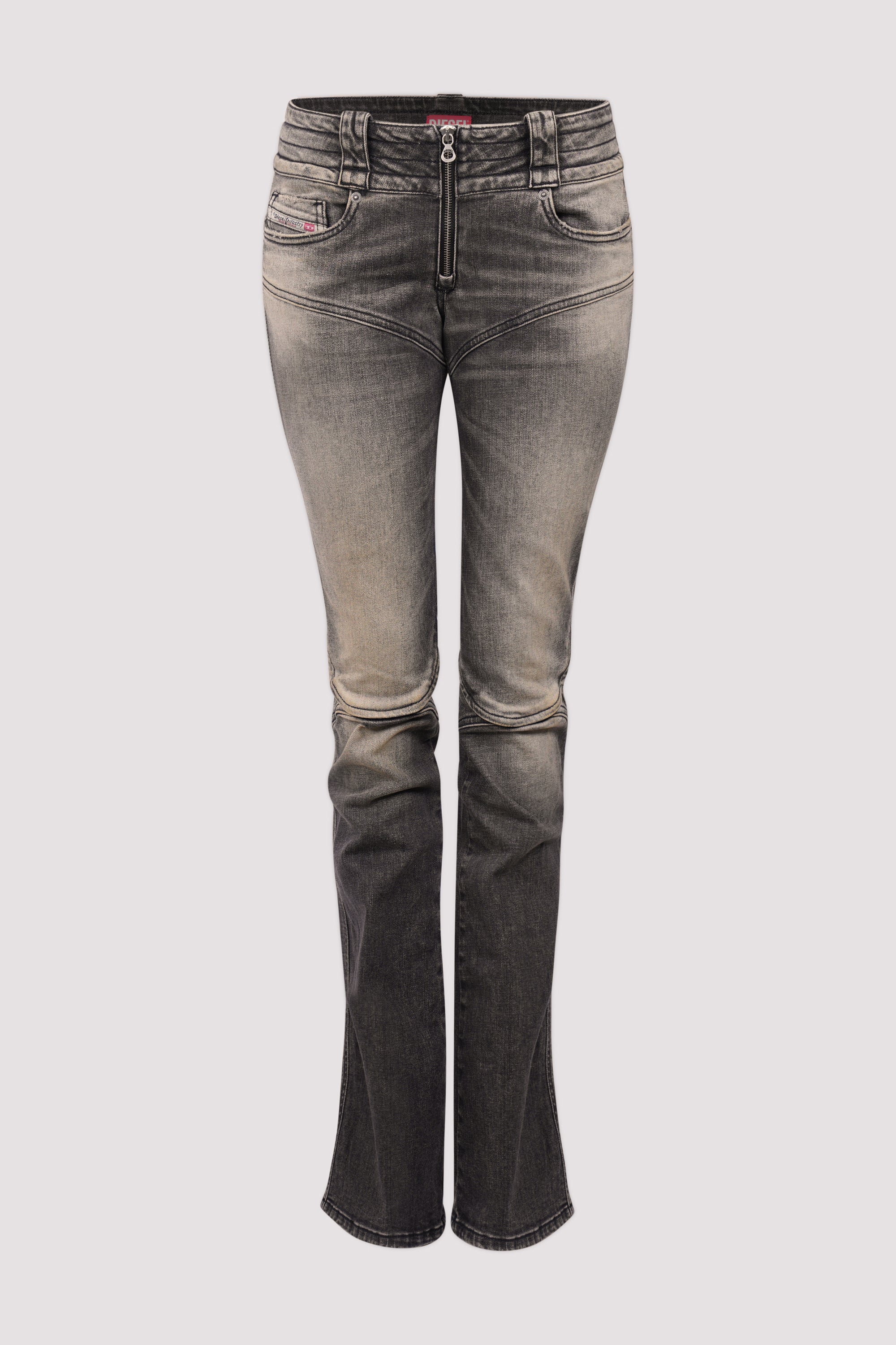 Diesel Black D-BELTY-S Flared Jeans
